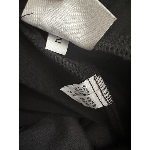 PLANET Lauren G Womens Vegan Leather Sexy Leggings Size 2 Black Ruch Leg Stretch - Picture 9 of 9